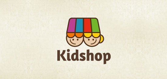 国外活波可爱的儿童logo设计欣赏