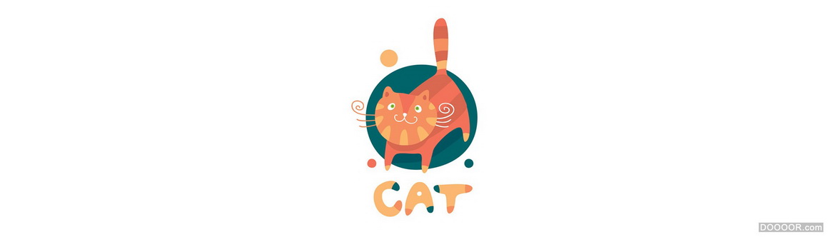 logo设计是设计师思想升华的产物可爱的小猫logo设计欣赏