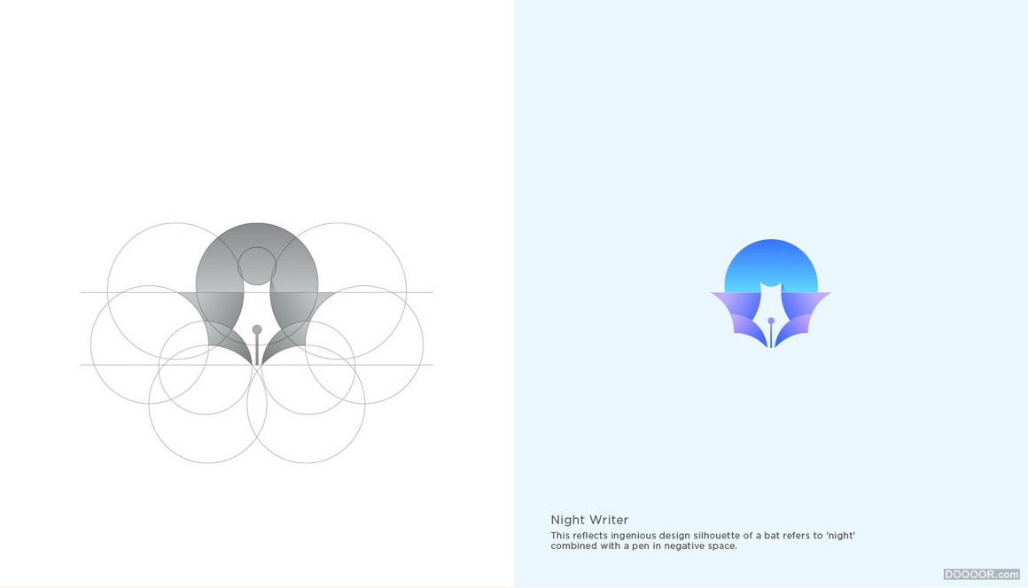 利用辅助网格设计的动物logo欣赏